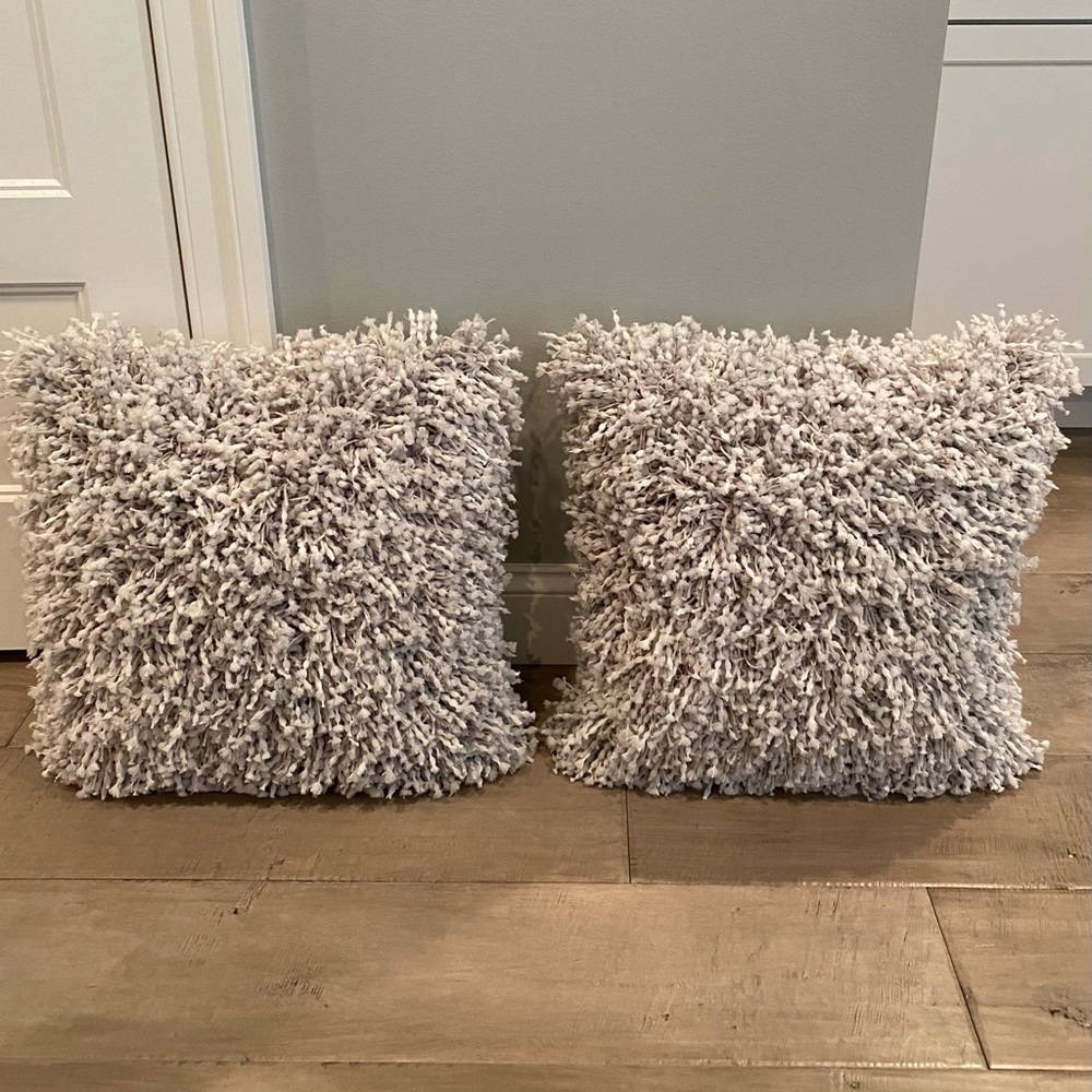 (Set of 2) Decorative Throw Pillows 20”x20”